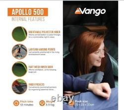 Tente familiale Vango Apollo 500 pour 5 personnes avec grande véranda