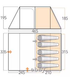 Tente familiale Vango Icarus 500 Deluxe jusqu'à 5 personnes