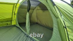 Tente familiale Vango Iris 600 pour 6 personnes, étanche, spacieuse, écologique verte