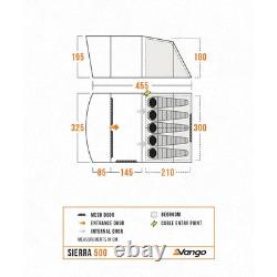 Tente familiale Vango Sierra 500 pour 5 personnes