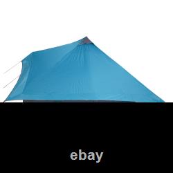Tente familiale VidaXL Tipi bleue 8 personnes imperméable
