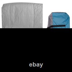 Tente familiale VidaXL Tipi bleue 8 personnes imperméable