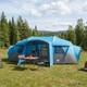 Tente Familiale Walplus Bleue Pour 10 Personnes, Double-toit, Design Tunnel R&eacute;sistant &agrave; L&rsquo;eau