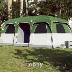 Tente familiale WALPLUS cabine 10 personnes verte imperméable pour camping en plein air