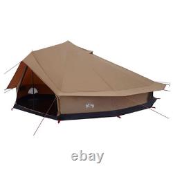 Tente familiale WALPLUS marron pour 12 personnes en polycoton pour l’extérieur