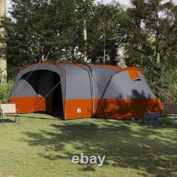 Tente familiale de camping pour 12 personnes, grande, imperméable, abri extérieur pour festival, verte