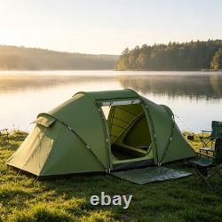 Tente familiale pour 4 à 6 personnes, abri de randonnée extérieur, tunnel, équipement de camping + sac