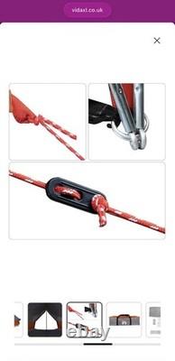 Tente familiale tipi 6 personnes grise et orange imperméable vidaXL