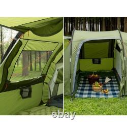 Tente familiale tunnel Night Cat pour 4 personnes, imperméable, montage facile, camping en plein air