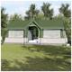 Tente Familiale Verte 12 Personnes En Polyester, Armature En Acier, Imperm&eacute;able, 622x295x238, Pliable