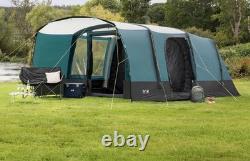 Tente gonflable Trail Luxton 5 places, tente tunnel familiale de camping, 5000 mm et pompe