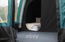 Tente gonflable Trail Luxton 5 places, tente tunnel familiale de camping, 5000 mm et pompe