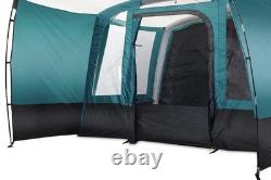 Tente gonflable Trail Luxton 5 places, tente tunnel familiale de camping, 5000 mm et pompe