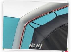 Tente gonflable Trail Luxton 5 places, tente tunnel familiale de camping, 5000 mm et pompe