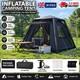 Tente Gonflable De Camping Familiale 2,2 M X 2,2 M &agrave; Montage Rapide Avec Pompe
