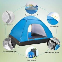 Tente instantanée pop-up 1-10 personnes, imperméable, pour camping, randonnée et festivals en extérieur, Royaume-Uni