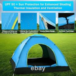Tente instantanée pop-up 1-10 personnes, imperméable, pour camping, randonnée et festivals en extérieur, Royaume-Uni