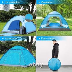 Tente instantanée pop-up 1-10 personnes, imperméable, pour camping, randonnée et festivals en extérieur, Royaume-Uni