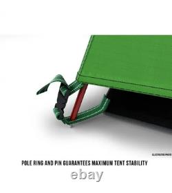 Tente légère étanche Husky BRIGHT 4 verte pour 4 personnes