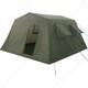 Tente Militaire Grande Couleur Olive Drab 3,4 X 3,10 X 1,8 M Imperm&eacute;able Pour 6 Personnes