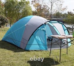 Tente occultante Portal pour 3 à 4 personnes avec auvent, tente de camping pour 3 à 4 personnes