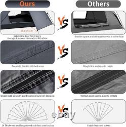 Tente polyvalente pour 3 personnes avec auvent amovible et porches prolongés pour le confort