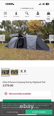 Tente pour 8 personnes Ohio (Grande Festival) Ozark Trail