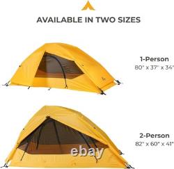 Tente rapide polyvalente pour 2 personnes, idéale pour le camping, la randonnée et le glamping