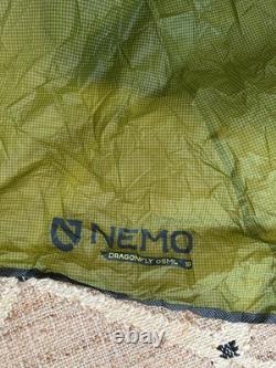 Tente solo ultralégère, Nemo Dragonfly Osmo, verte, haute spécification