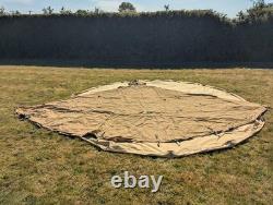 Tente tipi en toile extra large, 5 m de large, 3,5 m de haut, 8 places, imperméable, robuste et résistante   <br/>
  