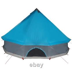 Tente tipi familiale WALPLUS pour 10 personnes, bleue, imperméable, tente de camping tipi