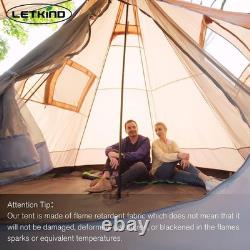 Tente tipi polyvalente pour 6 personnes, parfaite pour le camping, les festivals et les sorties à la plage Tente tipi polyvalente pour 6 personnes, parfaite pour le camping, les festivals et les sorties à la plage