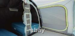 Tente tunnel Coleman Meadowood 4 personnes avec chambres occultantes gris pour camping et jardin
