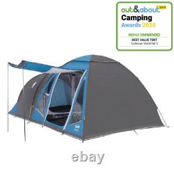 Tente tunnel Coleman Waterfall 5 spacieuse pour 5 personnes - Tente de camping familiale en plein air