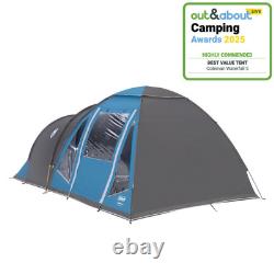 Tente tunnel Coleman Waterfall 5 spacieuse pour 5 personnes - Tente de camping familiale en plein air