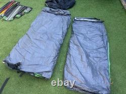 Tente tunnel Easy Camp Boston 600 pour 6 personnes, verte, avec sac de transport