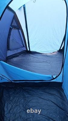 Tente tunnel Lichfield Mohawk 5 avec montage facile et tapis de sol cousu, pour 6 personnes, 4,5 m x 3 m