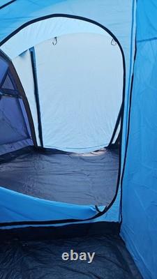 Tente tunnel Lichfield Mohawk 5 avec montage facile et tapis de sol cousu, pour 6 personnes, 4,5 m x 3 m