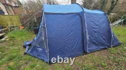 Tente tunnel Lichfield Mohawk 5 avec montage facile et tapis de sol cousu, pour 6 personnes, 4,5 m x 3 m