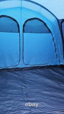 Tente tunnel Lichfield Mohawk 5 avec montage facile et tapis de sol cousu, pour 6 personnes, 4,5 m x 3 m