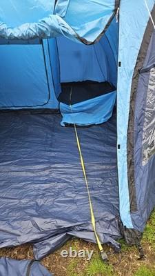 Tente tunnel Lichfield Mohawk 5 avec montage facile et tapis de sol cousu, pour 6 personnes, 4,5 m x 3 m