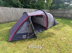 Tente tunnel Vango Beta 450 pour 4 personnes avec auvent, tente 4 places