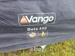 Tente tunnel Vango Beta 450 pour 4 personnes avec auvent, tente 4 places