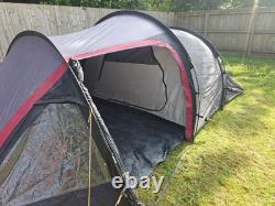 Tente tunnel Vango Beta 450 pour 4 personnes avec auvent, tente 4 places