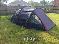 Tente tunnel Vango Beta 450 pour 4 personnes avec auvent, tente 4 places