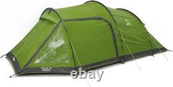 Tente tunnel Vango Venture 450 pour 4 personnes, chambre, grand auvent, ventilée, imperméable
