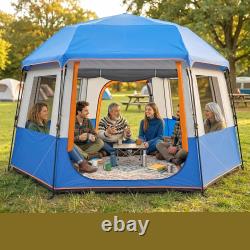 Tente tunnel de camping reconditionnée pour 4 à 6 personnes, montage facile, imperméabilité de 3 000 mm