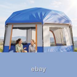 Tente tunnel de camping reconditionnée pour 4 à 6 personnes, montage facile, imperméabilité de 3 000 mm
