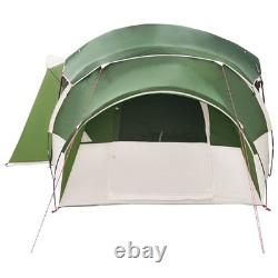 Tente tunnel familiale 10 personnes imperméable abri de camping vert grande taille pour l'extérieur