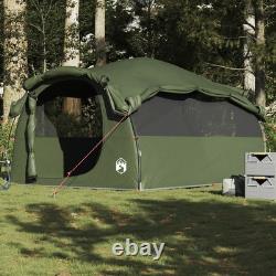 Tente tunnel familiale WALPLUS 6 personnes vert olive imperméable pour extérieur